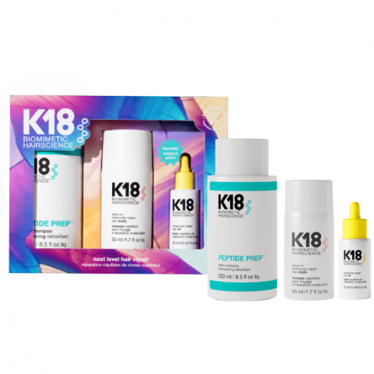 K18 next-level repair trio Hajszett száraz hajra 250ml+50ml+10ml