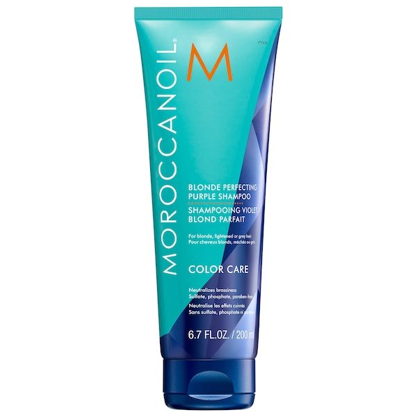 Sampon violet Moroccanoil Blonde Perfecting Purple Sampon efect pentru neutralizare 200ml